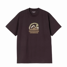 Carhartt Wip S/S Rising Helix T-Shirt Palisander Todays Special Savings Dont Miss Out