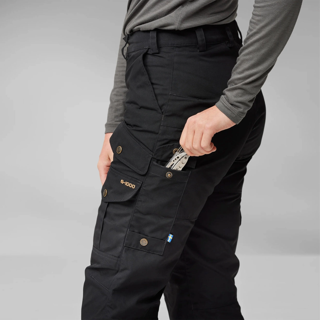 Hot Discount Deal Fjallraven Womens Vidda Pro Trousers Short Black