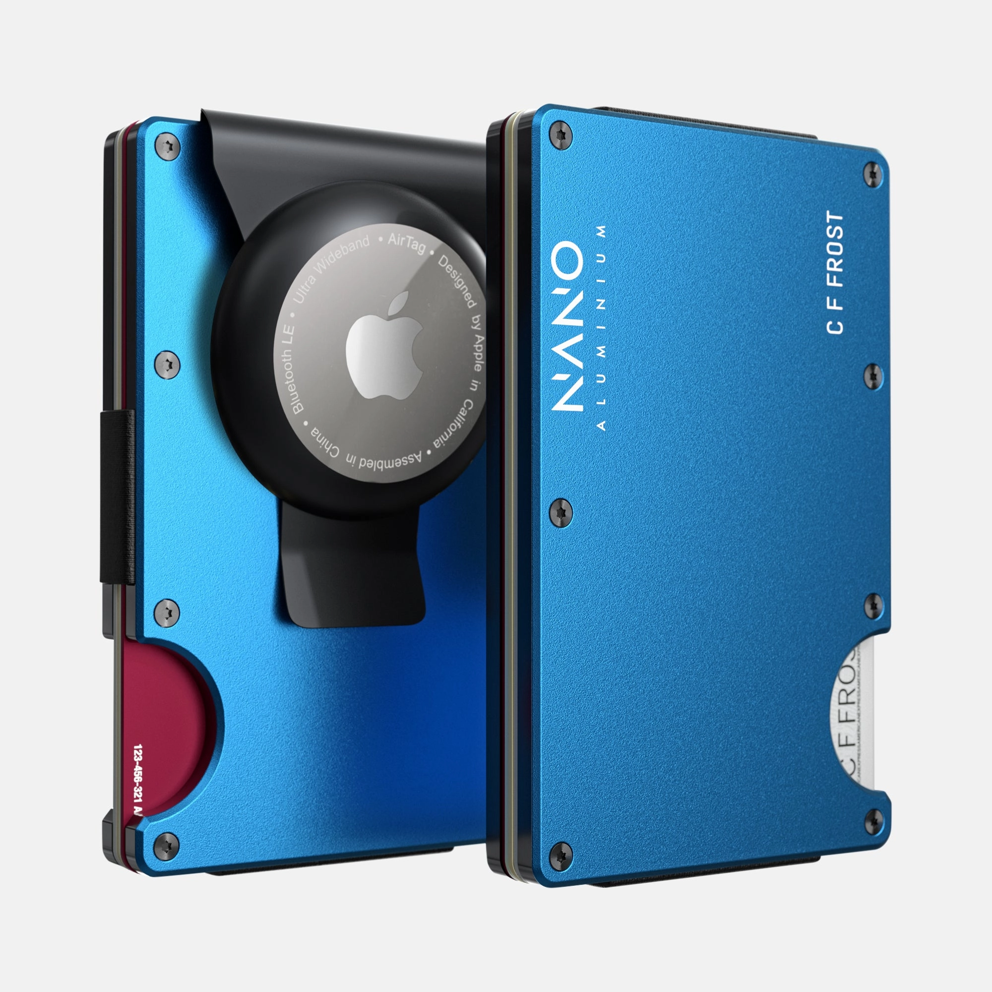 Personalised Airtag Money Clip Wallet (Velocity Blue) Flash Sale Alert Now