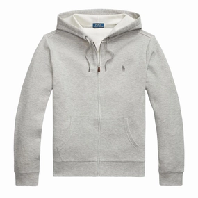 Polo Ralph Lauren Double-Knit Mesh Full-Zip Hoodie Andover Heather Grab Todays Deal Save Big Online