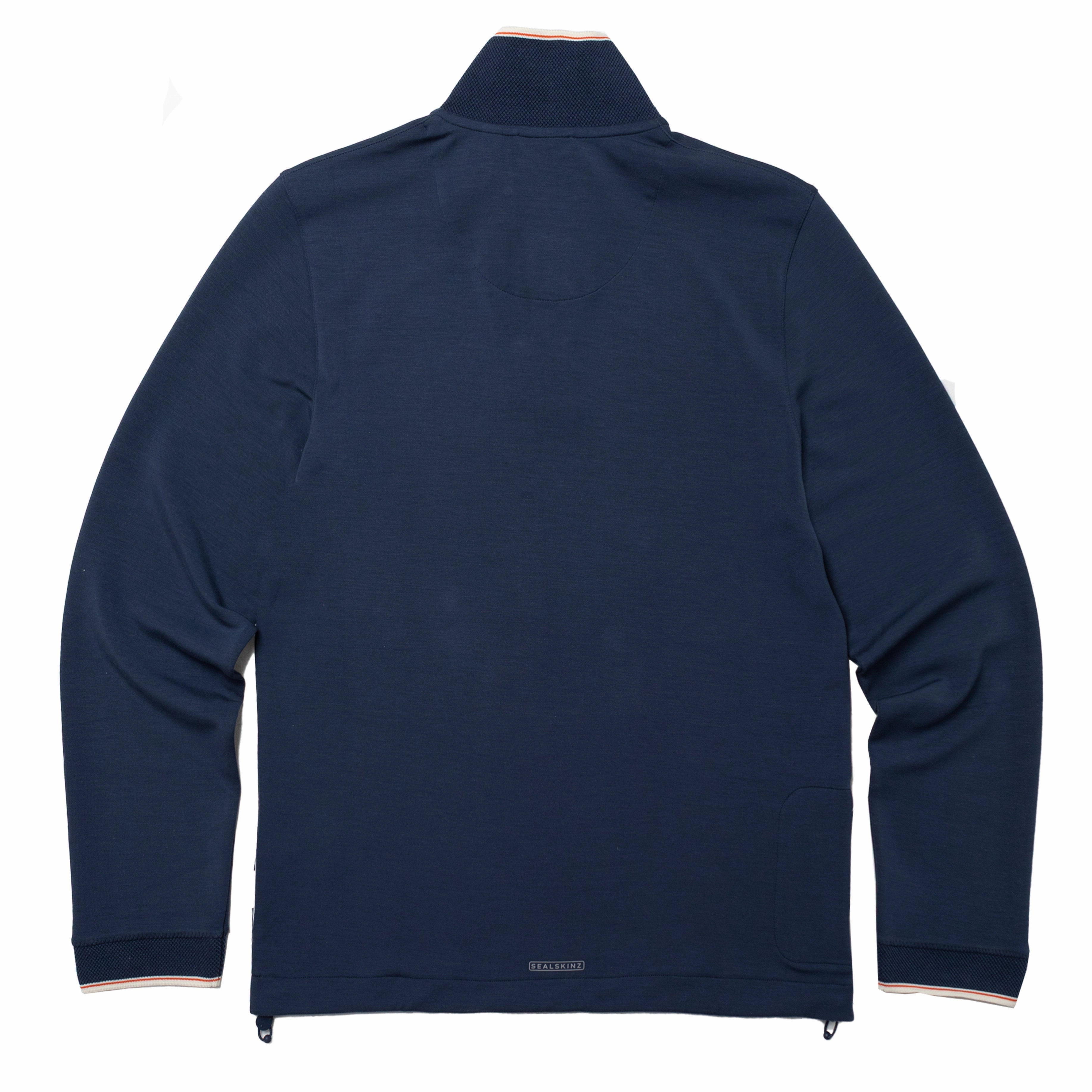 Daily Clearance Deal Perfect Gift Sale Sealskinz Saxthorpe Funnel Neck 1/2 Button Top Navy