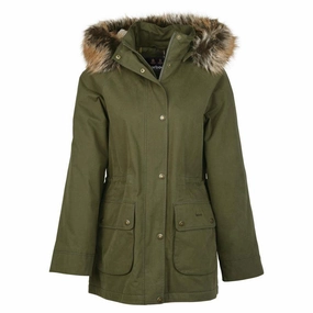 Hot Offer Event Price Drop Alert Barbour Meadow Ladies Waterproof Jacket - Olive/Classic