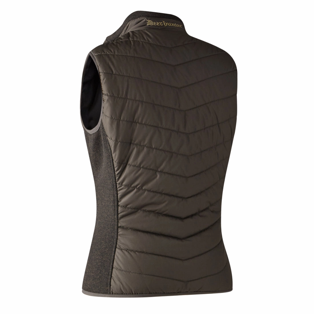 Trending Now Discount Trending Hot Deal Deerhunter Womens Caroline Padded Waistcoat Brown Leaf