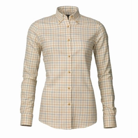 Flash Pick Today Laksen Clarence Ladies Shirt - Sand/Reddish/Denim