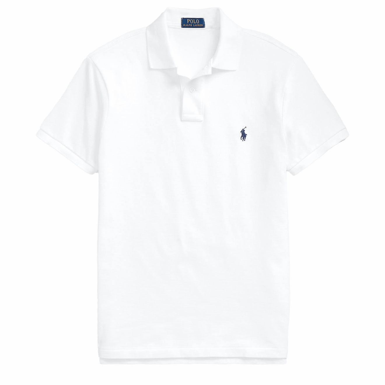 Polo Ralph Lauren Custom Slim Fit Mesh Polo White Perfect Gift Offer Instant Deal Today