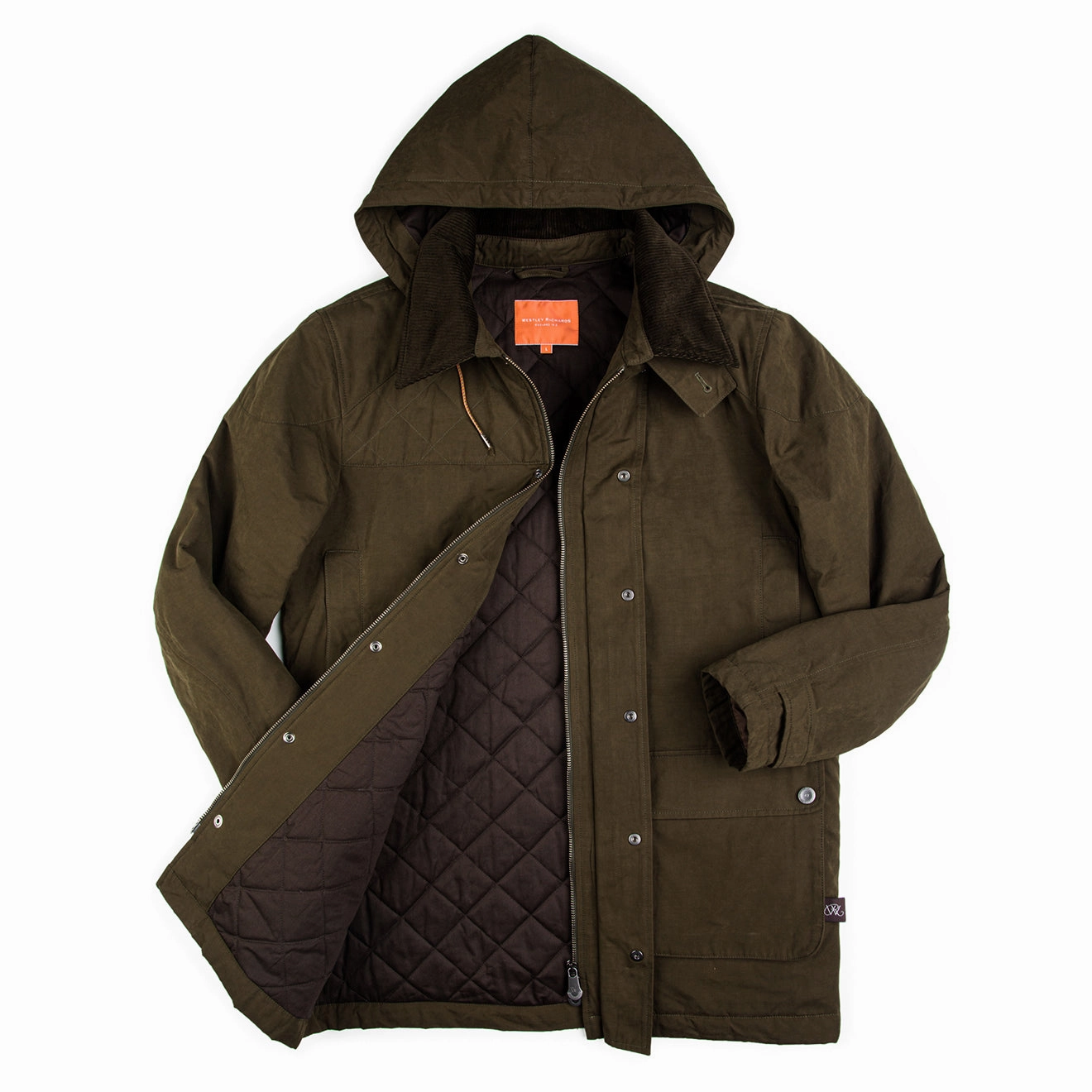 Westley Richards Carington Dry Waxed Coat Moss Dont Miss This Steal Hot Pick Deal
