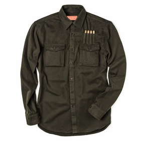 Limited Offer Alert Clearance Event Alert Westley Richards The Expedition Safari Shirt Brushed Green