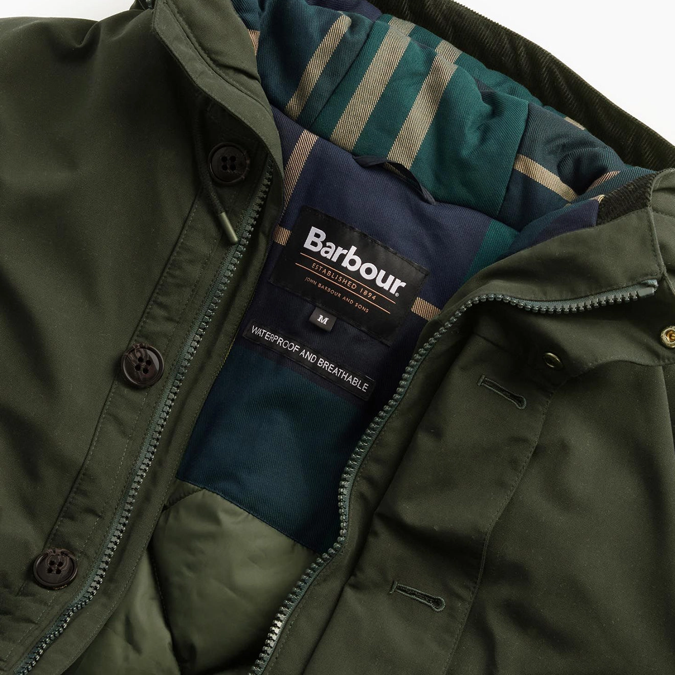 Barbour Winter Beaufort Waterproof Parka Sage Daily Deal Frenzy