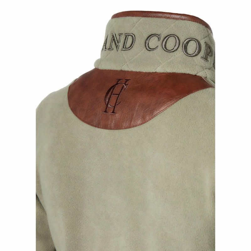 Price Drop Today Deal Frenzy Today Holland Cooper Country Ladies Fleece Quarter Zip Jumper - Sage