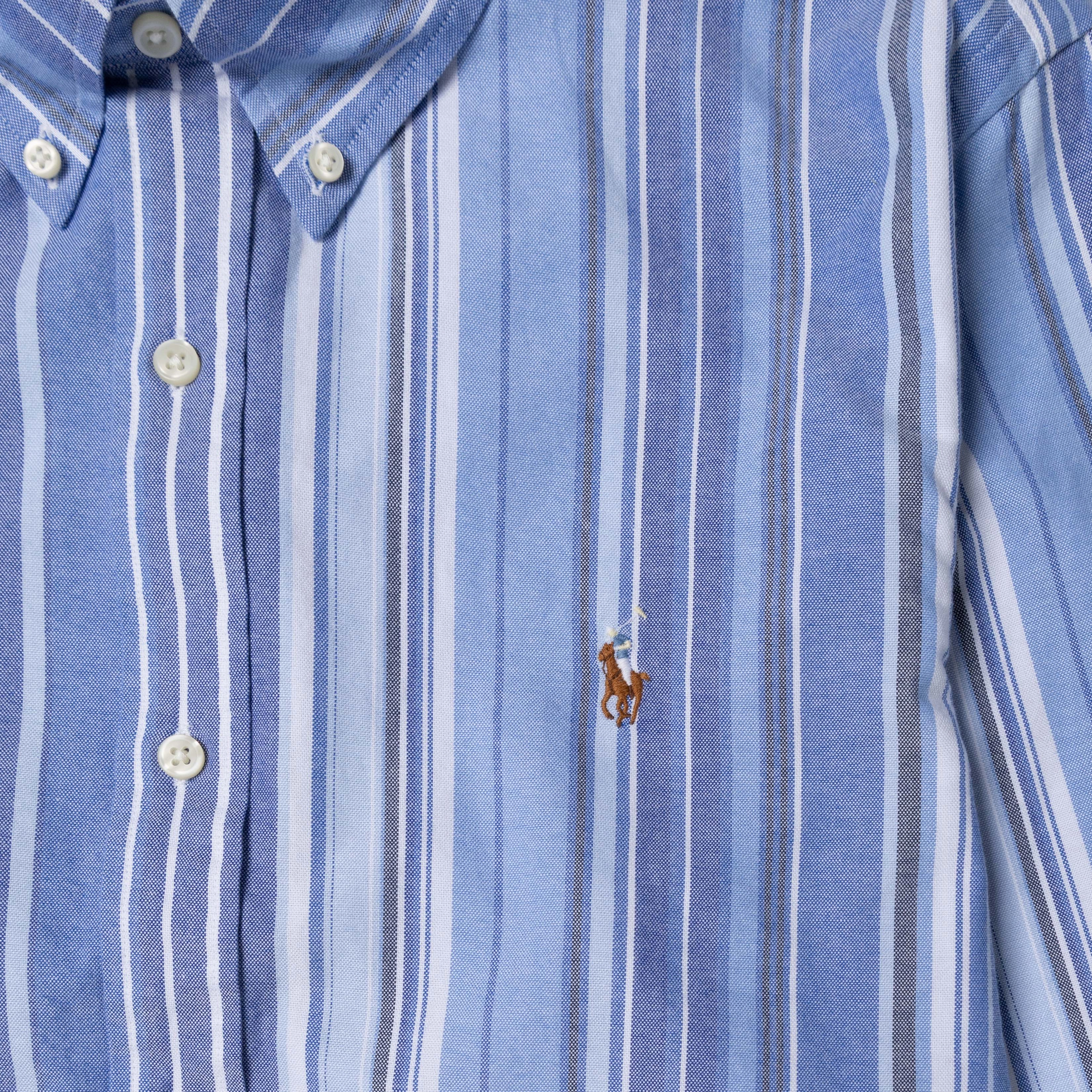 Polo Ralph Lauren Custom Fit Striped Oxford Shirt Trending Today Steal