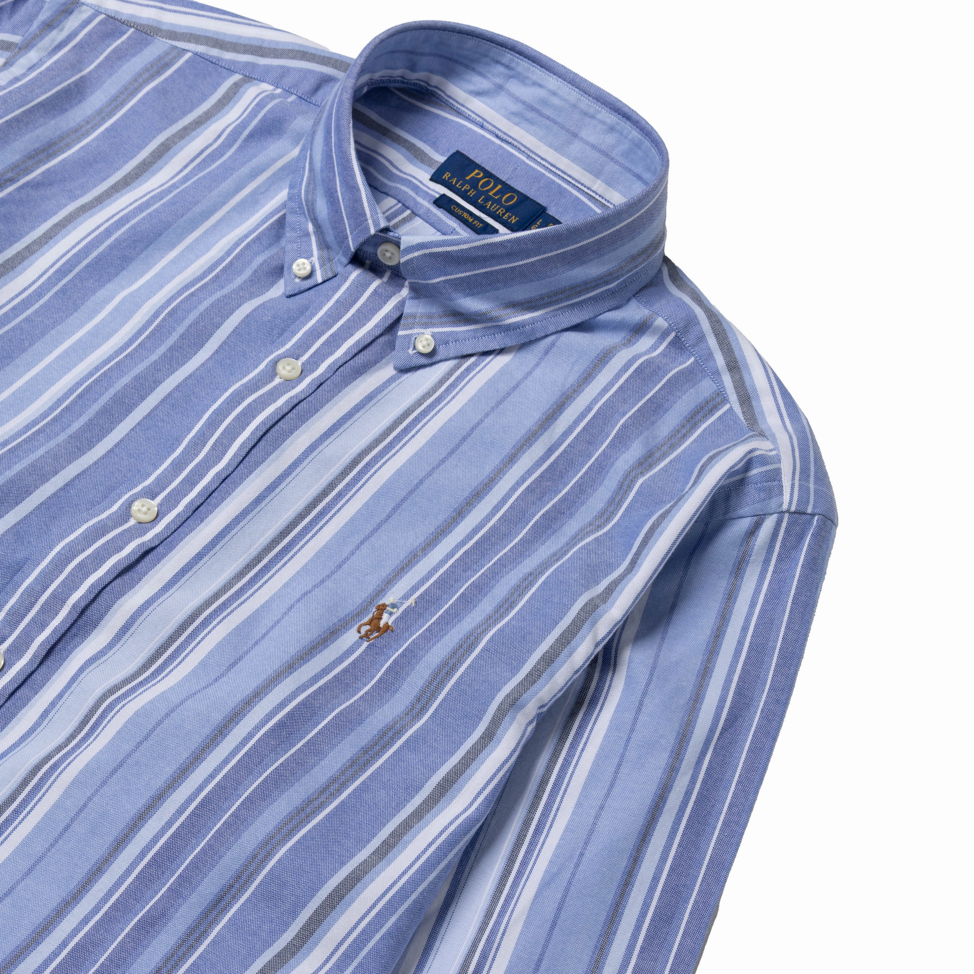 Dont Miss Hot Deals Mega Sale Now Polo Ralph Lauren Custom Fit Striped Oxford Shirt