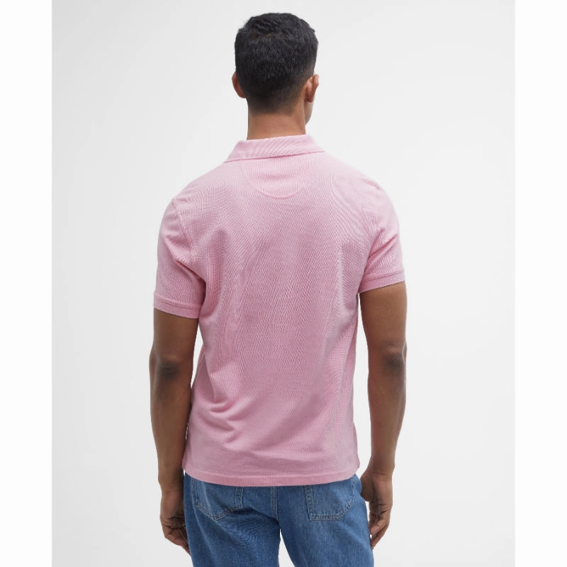 Best Price Online Save Today Event Barbour Original Sports Tailored Fit Mens Polo Shirt - Pink