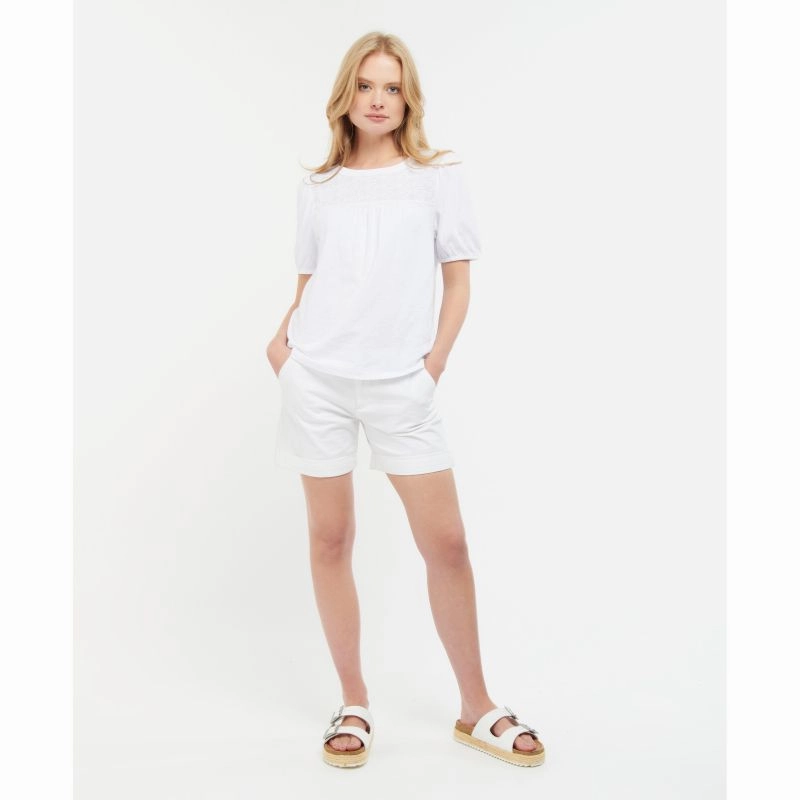 Grab It Fast Barbour Pearl Ladies Top - White