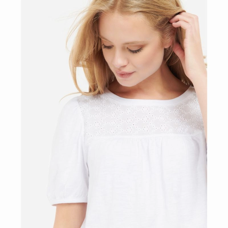 Big Clearance Event Exclusive Savings Event Barbour Pearl Ladies Top - White