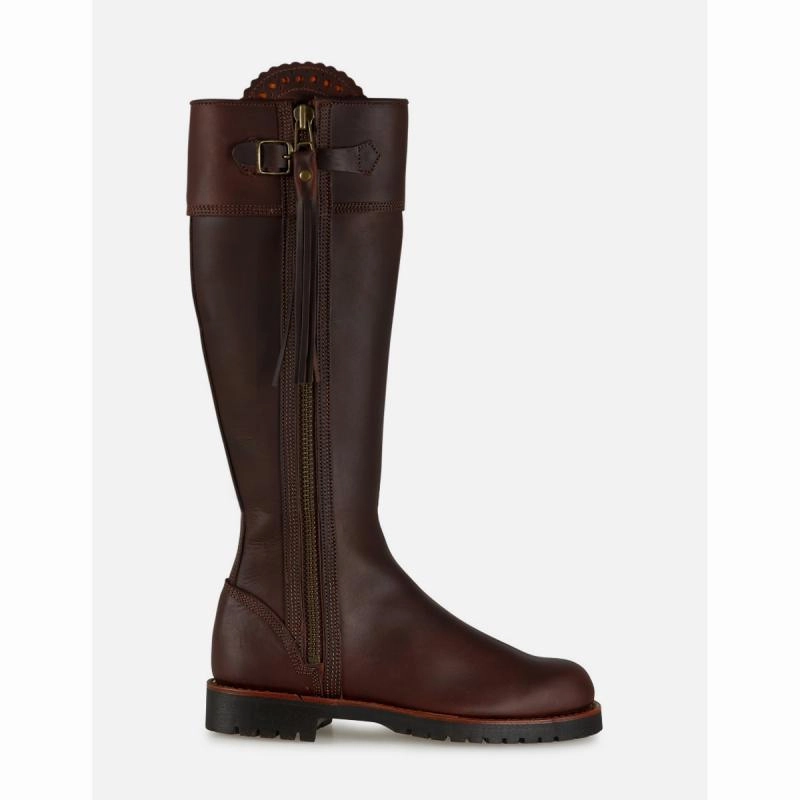 Penelope Chilvers Standard Tassel Ladies Leather Boot - Conker Shop the Savings Now
