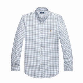 Polo Ralph Lauren Custom Fit Check Shirt White / Blue Multi Flash Sale Alert