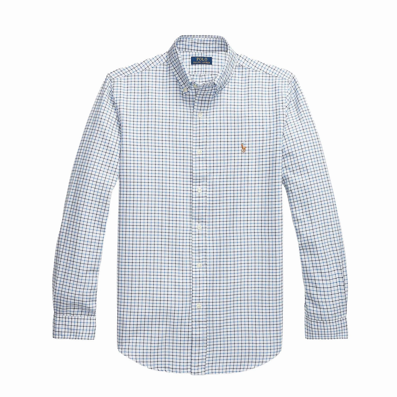 Polo Ralph Lauren Custom Fit Check Shirt White / Blue Multi Flash Sale Alert