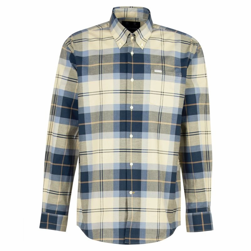Save Today Event Barbour Eden Regular Fit Mens Shirt - River Birch Tartan