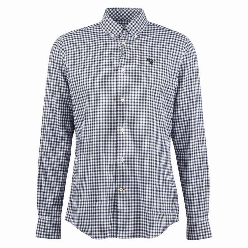 Mega Sale Now Barbour Finkle Mens Tailored Shirt - Grey Marl