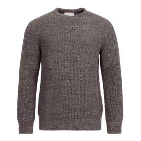 Barbour Horseford Lambswool Crew Neck Mens Jumper - Olive Weekend Flash Offer Shop the Savings Now