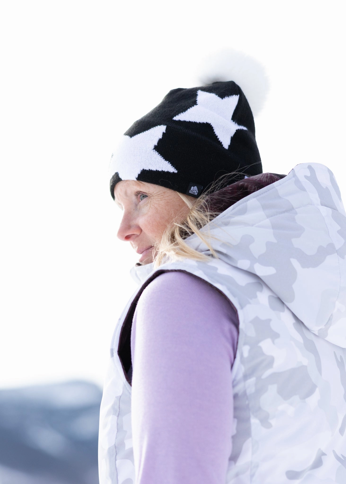 Star Midi Faux Fur Pom Beanie Trending Deals Today