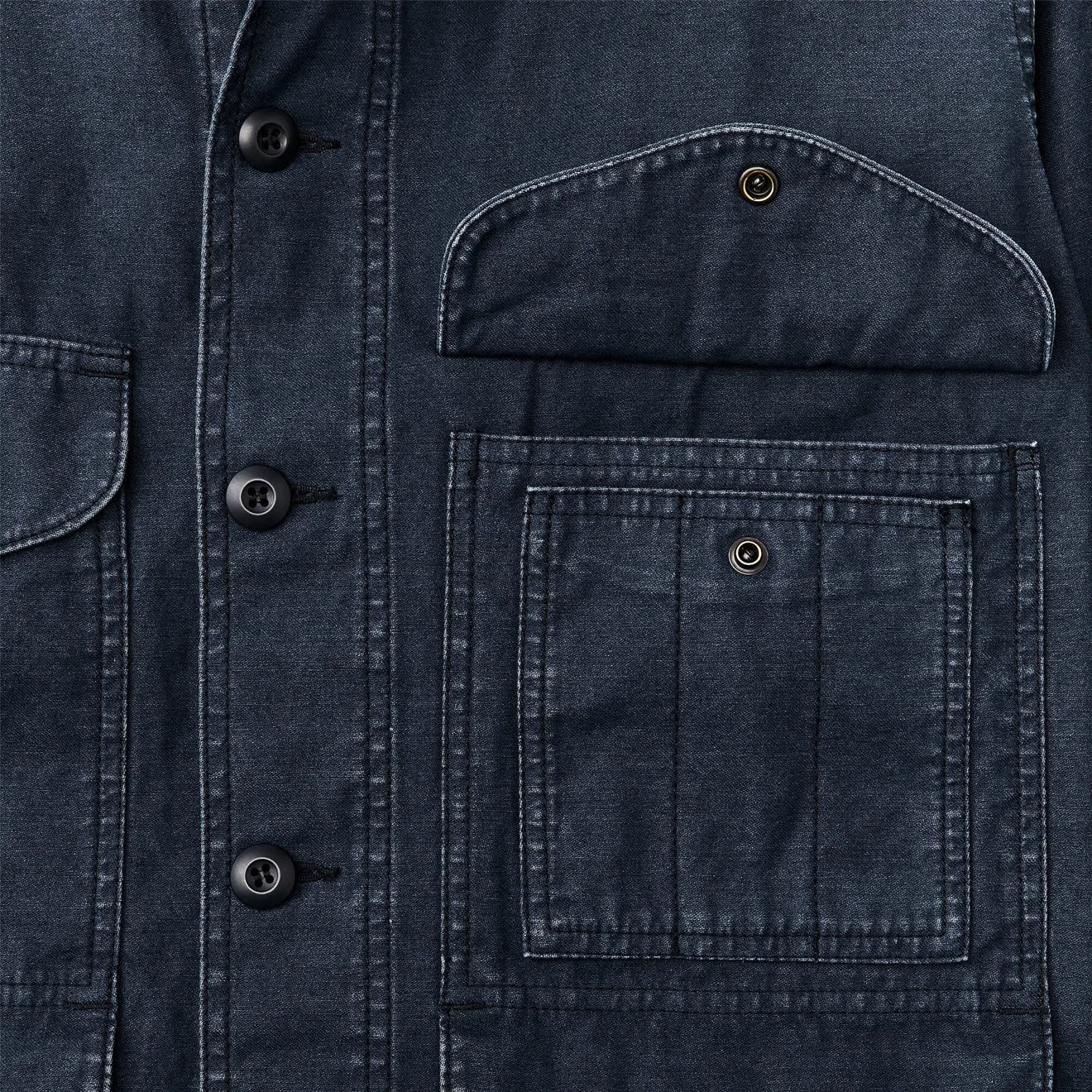 Clearance Steal Today Filson Field Cruiser Reverse Sateen Blue Mussel