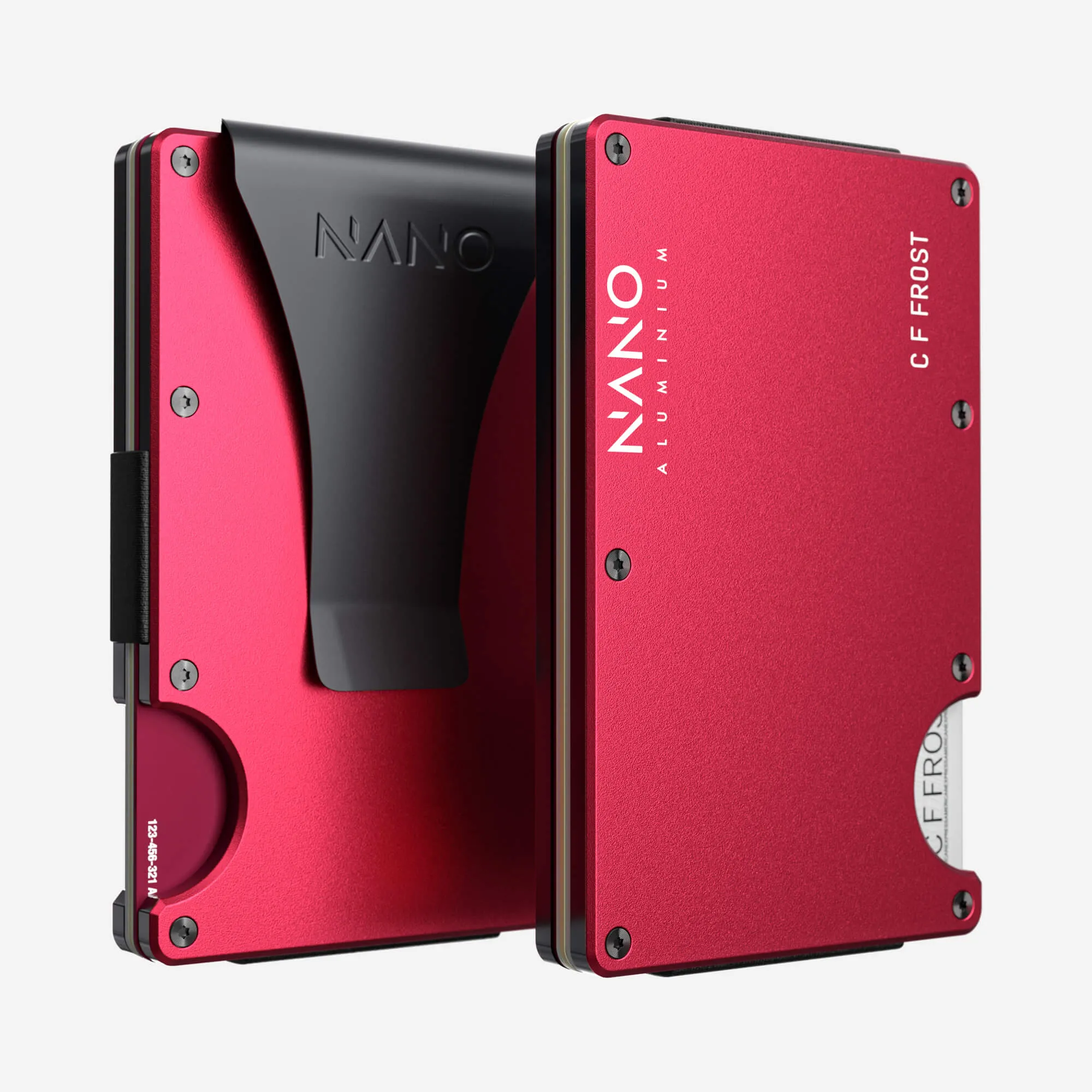 Personalised Money Clip Wallet (Volcano Red) Online Exclusive Savings
