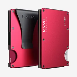 Personalised Money Clip Wallet (Volcano Red) Clearance Blowout Special Online Offer