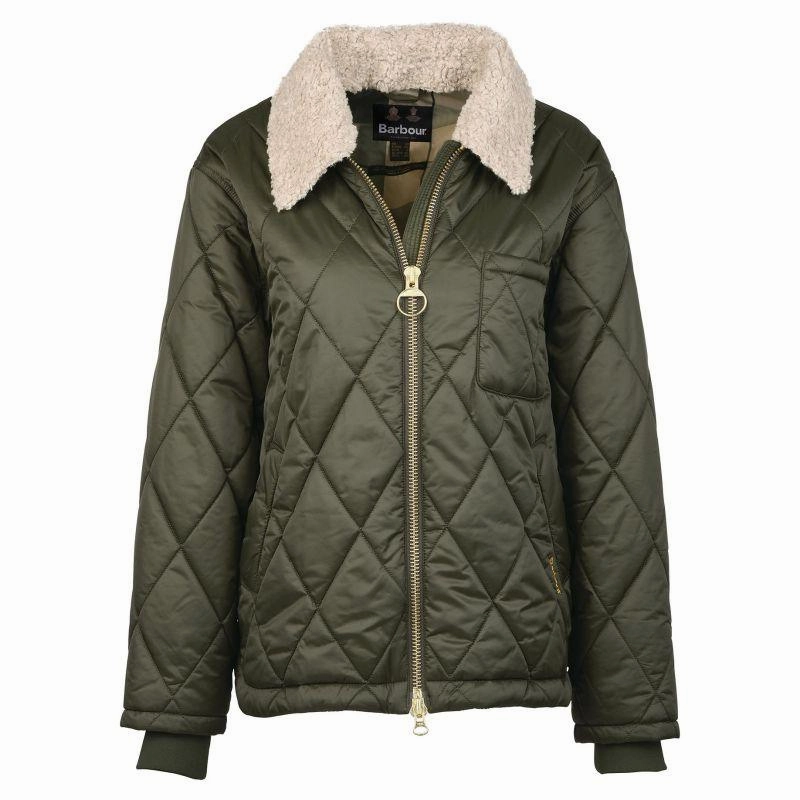 Barbour Vaila Ladies Quilted Jacket - Sage/Classic Shop Save Today Shop Hot Deals