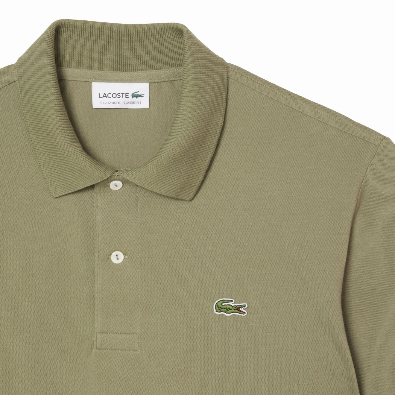 Limited Offer Alert Lacoste Classic Fit L. 12. 12 Original Pique Polo Shirt Khaki