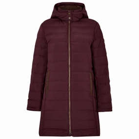 Dubarry Ballybrophy Ladies Down Coat - Oxblood Perfect Gift Sale Clearance Blowout