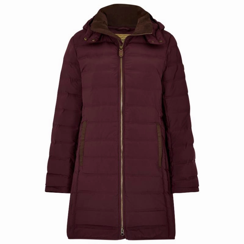 Exclusive Online Discount Dubarry Ballybrophy Ladies Down Coat - Oxblood