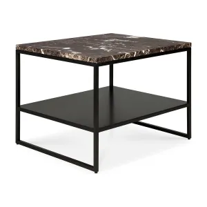 Stone Rectangle Side Table