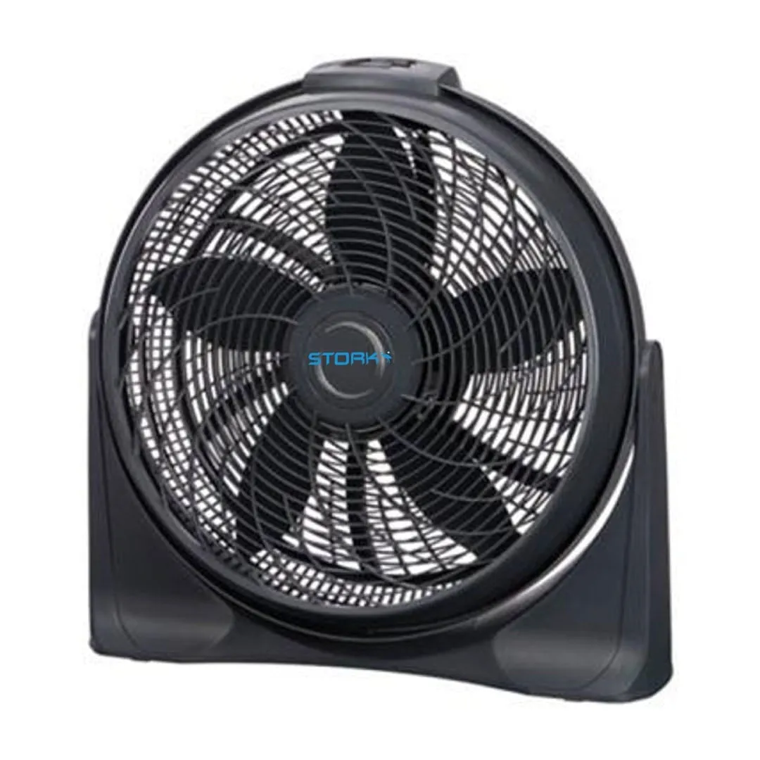 Stork Box Fan 20Inch, 3Speeds, 5Blades, 70Watts, Black