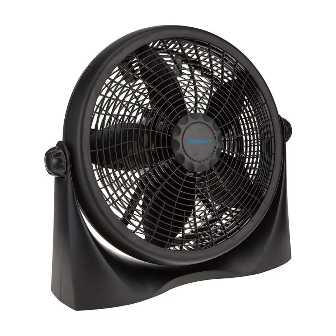 Stork Box Fan 20Inch, 3Speeds, 5Blades, 70Watts, Black