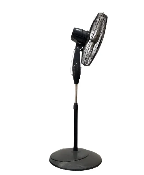 Stork Stand Fan 20Inch, 3Speeds, 5Blades, 70Watts, Remote Control, Black