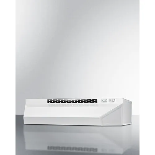 Summit H1718W 18" Under Cabinet Ductless Range Hood