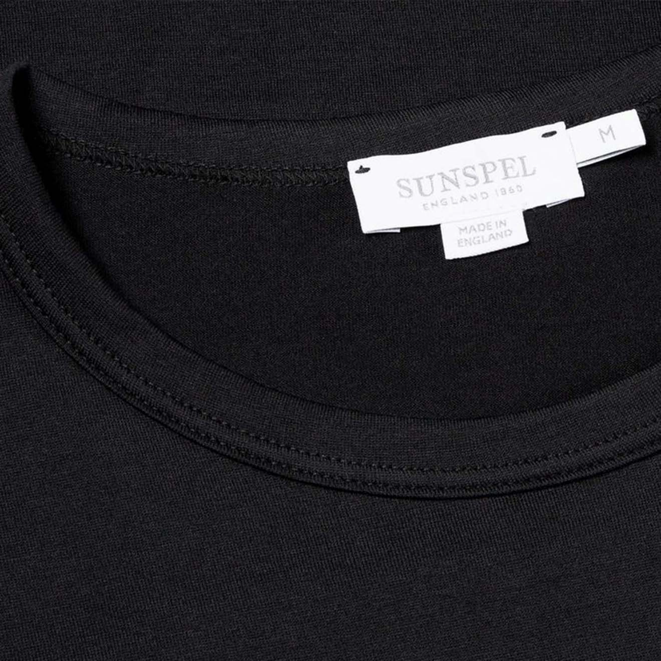 Perfect Gift Sale Exclusive Online Discount Sunspel Classic Crew T-Shirt Black