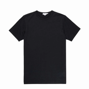 Daily Deal Frenzy Sunspel Classic Crew T-Shirt Black