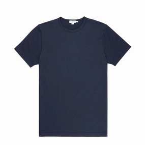 Instant Discount Grab Todays Deal Sunspel Classic Crew T-Shirt Navy