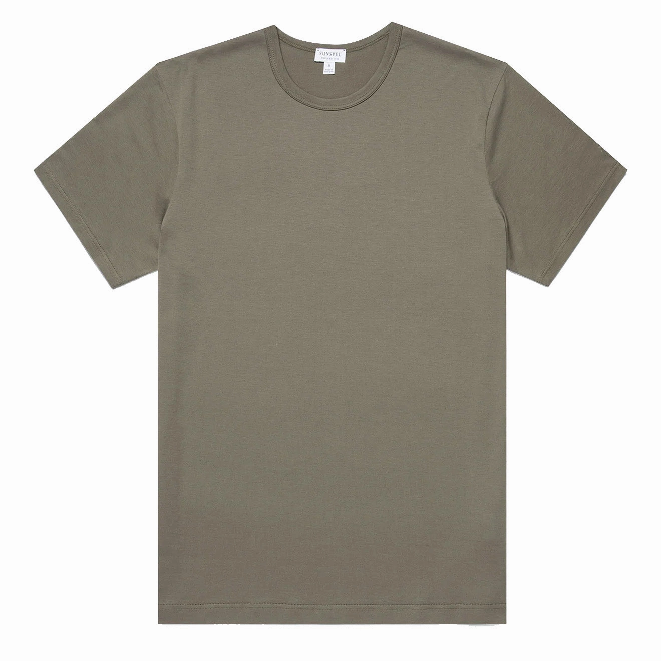 Sunspel Classic T-Shirt Khaki Dont Miss This Steal Flash Pick Today