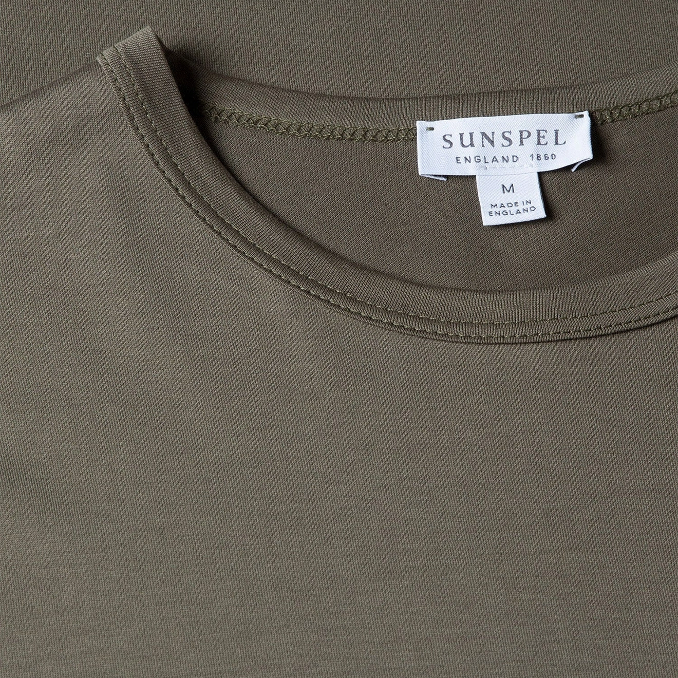 Sunspel Classic T-Shirt Khaki Shop Hot Picks