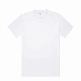 Sunspel Heavy Weight S/S Crew Tee White Flash Sale Alert Now Shop Hot Deals