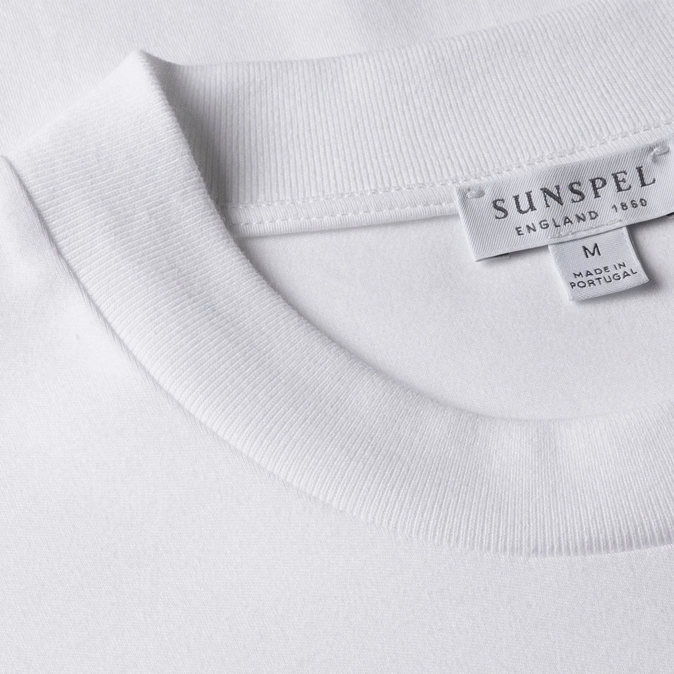 Sunspel Heavy Weight S/S Crew Tee White Mega Savings Now