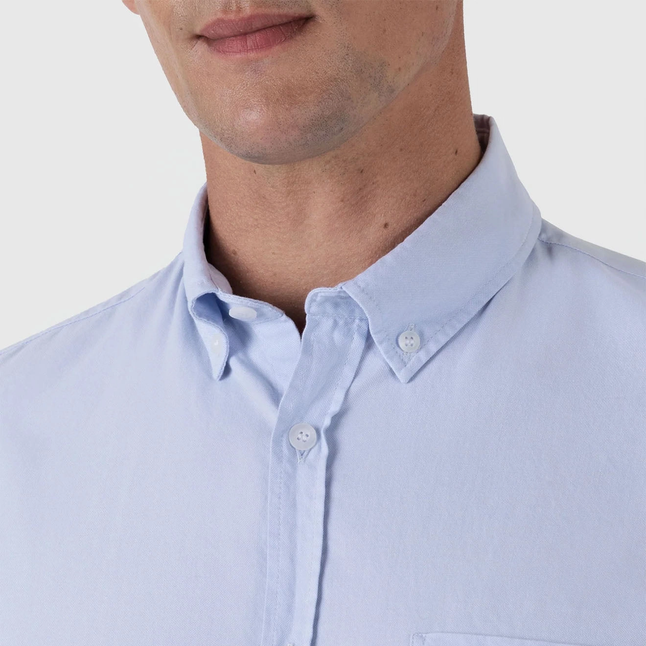 Surprise Discount Today Hot Sale Alert Sunspel L/S Oxford Shirt Light Blue