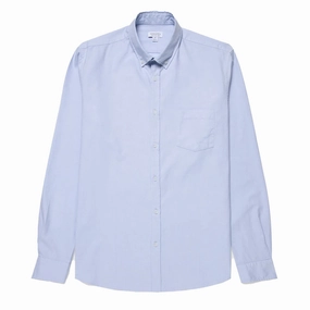 Exclusive Online Offer Sunspel L/S Oxford Shirt Light Blue