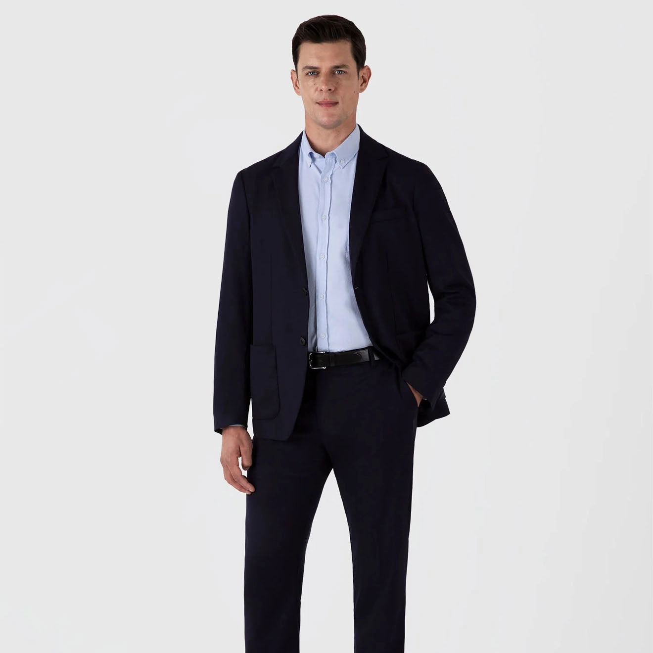 Dont Miss Todays Deal Sweet Deal Inside Sunspel L/S Oxford Shirt Light Blue