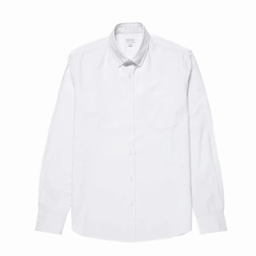 Exclusive Online Discount Sunspel L/S Oxford Shirt White