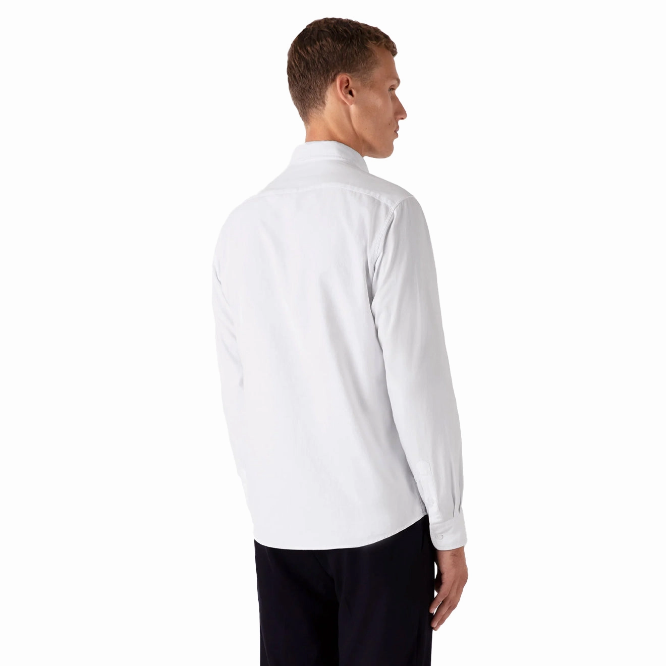 Limited Time Discount Sunspel L/S Oxford Shirt White
