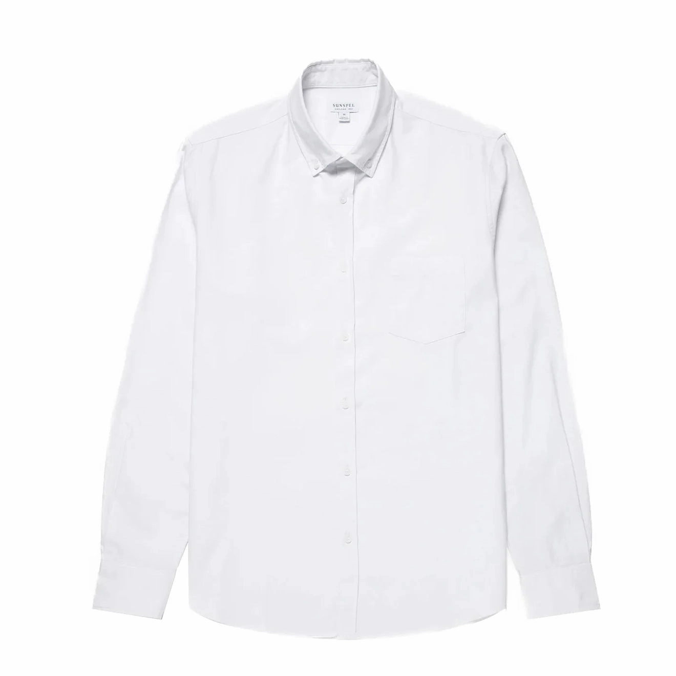 Exclusive Online Discount Sunspel L/S Oxford Shirt White